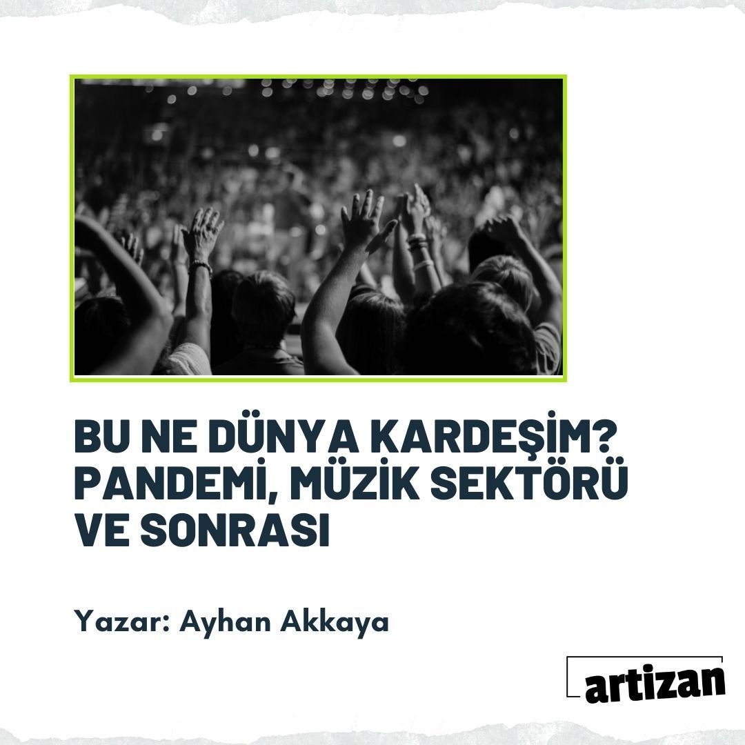 Pandemi sürecinde müzik sektörü de kendi kaderine terk edilen sektörlerden biri oldu.

"O zaman şarkı söylemek lazım avaz avaz / O zaman şarkı söylemeli çığlık çığlığa…"

Ayhan Akkaya (<a href="/ayhakk/">ayhan akkaya</a>) yazdı: l24.im/KNI7DuM

#müzik #sahne #gösteri #tiyatro #pandemi
