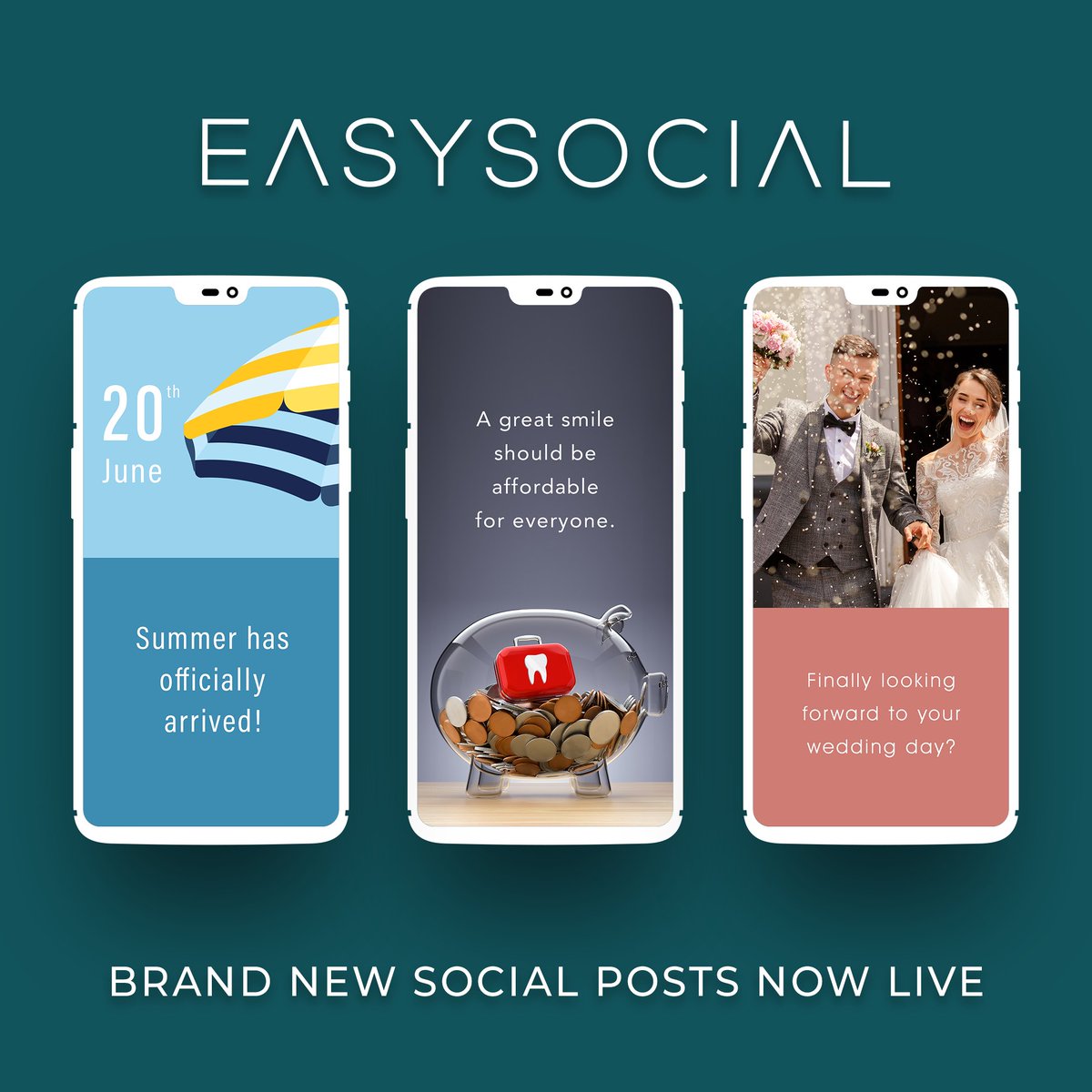 ••• NEW CONTENT AVAILABLE •••

We’ve just uploaded a brand new batch of posts - click the link below to browse the gallery!

easysocial.dental

#EasySocial #SocialMedia #SocialMediaContent #SocialMediaForDentists #Dentistry