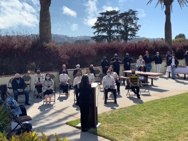 TownofColma's tweet photo. Colma was honored to host Mr. Neil Frank Ferrer, Consul General of the Republic of the Philippines in San Francisco for the raising of the Philippine Flag in honor of Philippine Independence Day. It was a wonderful celebration of our vibrant Filipino community! https://t.co/uvdcHgNfNo