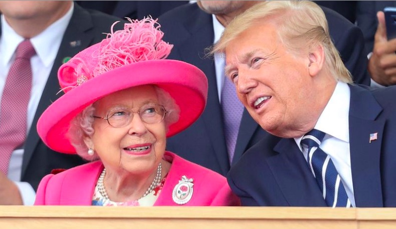 Donald Trump's embarrassing blunders when he met the Queen and error in official photo