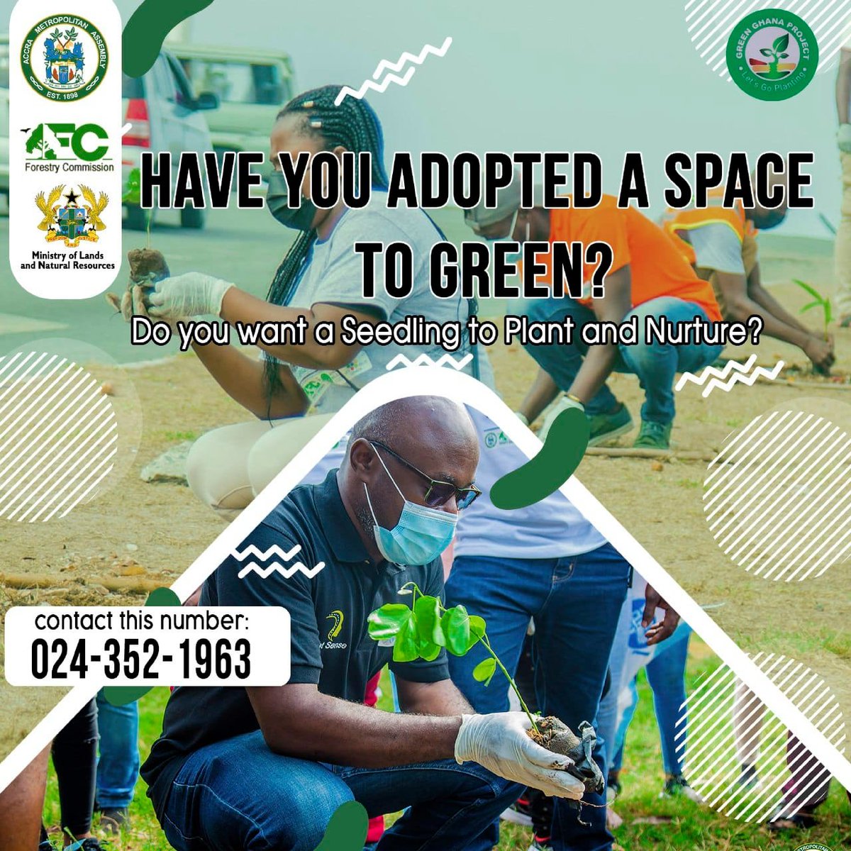 AccraMetropolis's tweet photo. #GreenGhanaDay #GreenGhanaProject #GreenAccra #CleanAccra  #AccraLiveInLoveIt #AdoptASpace #GrowATree https://t.co/hacWyMUmt2