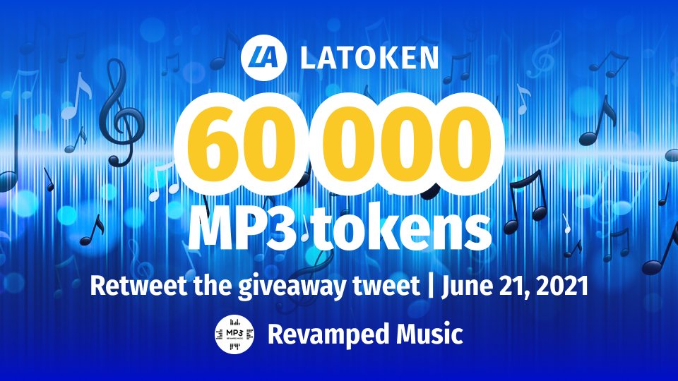 Latoken_cex's tweet photo. 🎙️ Revamped Music Giveaway 🎙️

4 lucky winners &amp; top-inviter will get 10K MP3 crypto each.
Quote Tweet this and tag your favorite rising music artist! Use #MP3onLATOKEN. The most engaged tweet will get 10K tokens 💰

Participation link in profile ⬆️ https://t.co/b2JJwfJuMF