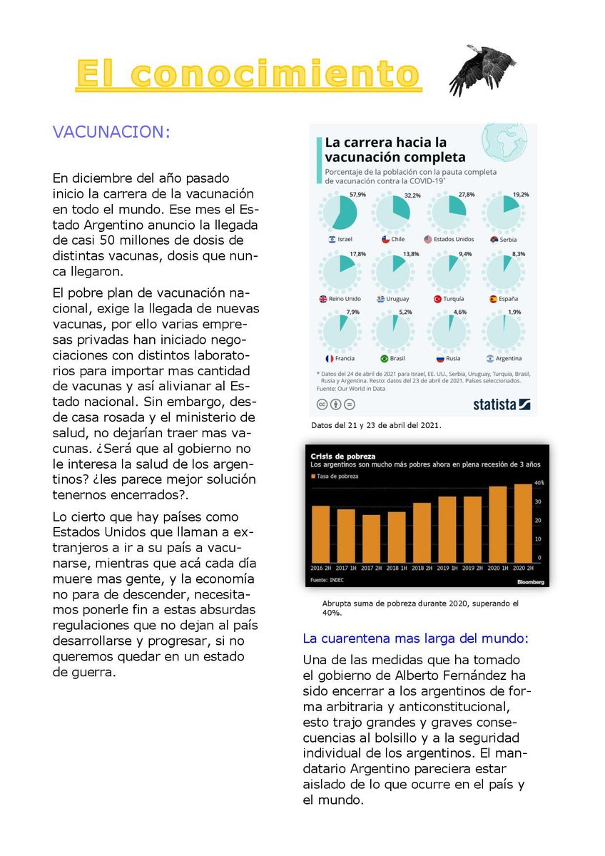 JohnLoc97334754's tweet photo. Hoy viernes 11/06/2021 a las 13hs presentamos "El Conocimiento" el diario electrónico en tiempos de pandemia. En esta primera edición charlamos sobre vacunas y de la película Los Edukdores. #Contractualistas14 #Aula328 https://t.co/hptOK8Dkkz