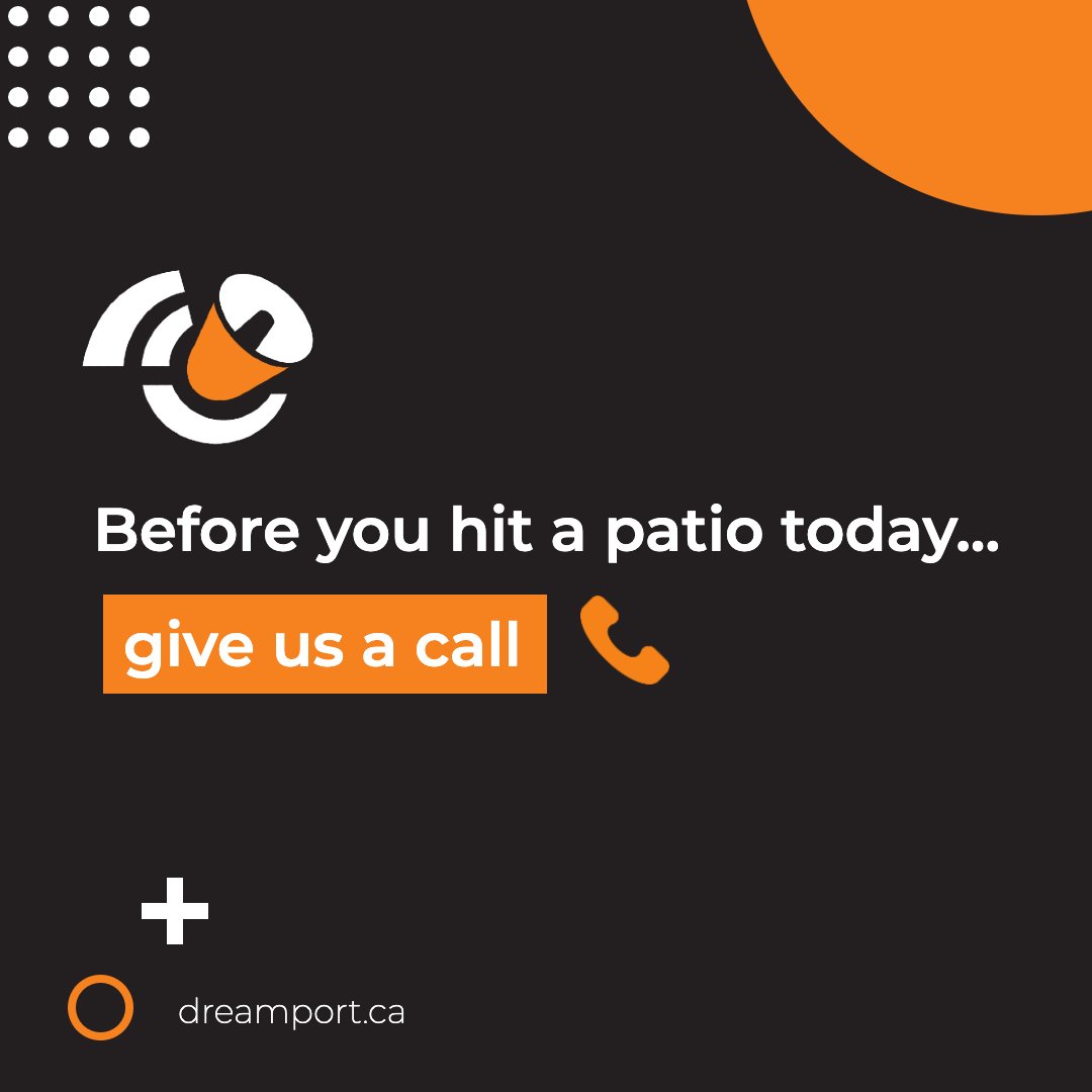 dreamport's tweet photo. Contact us today!  416 925 5571 / marketing@dreamport.ca

#marketing #TorontoPatio #patioseason #ontarioreopening https://t.co/WUoskBla5B