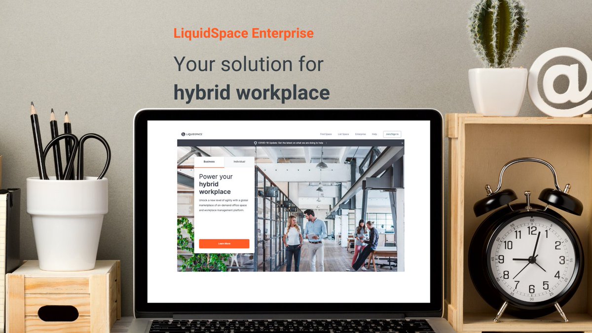 Employees want #flexibility #safety and #access to working spaces to suit their working needs at the office, home or near home. 

LiquidSpace Enterprise is the first and only work from anywhere management tool. Ready to power your hybrid workplace? Get in touch today.