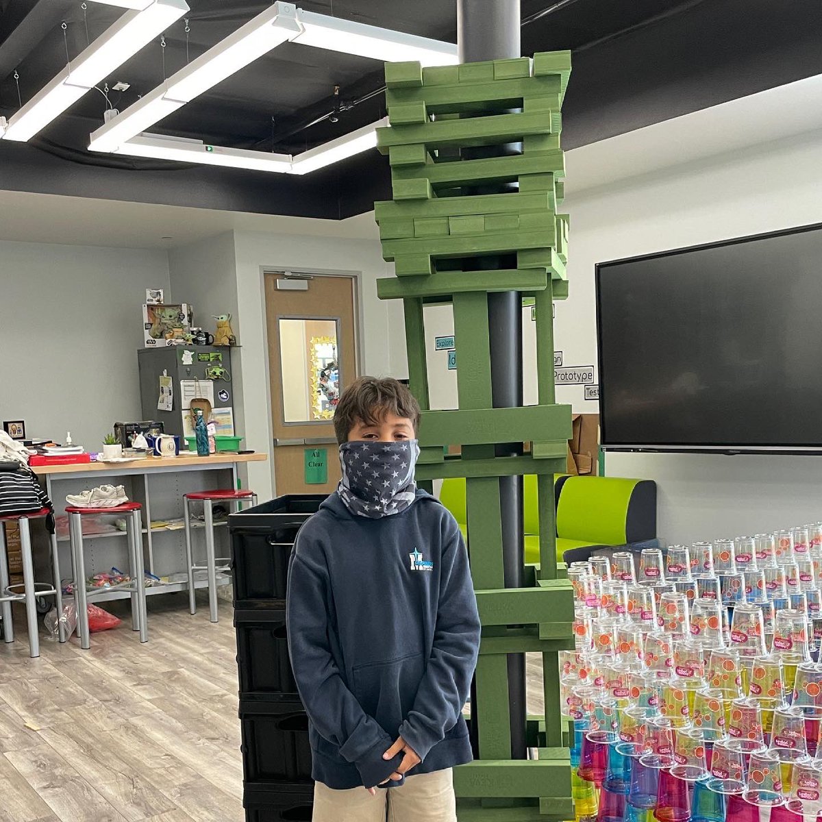 makermrspfaff's tweet photo. @KEVAplanks Oh my, how we LOVE these new foam Keva planks!!!  Takes the fun to a whole new level!!!

#makerspace #makered #keva #kevaplanks #collaboration #communication #creativity #criticalthinking #myjobisfun https://t.co/E76rlaI2fa