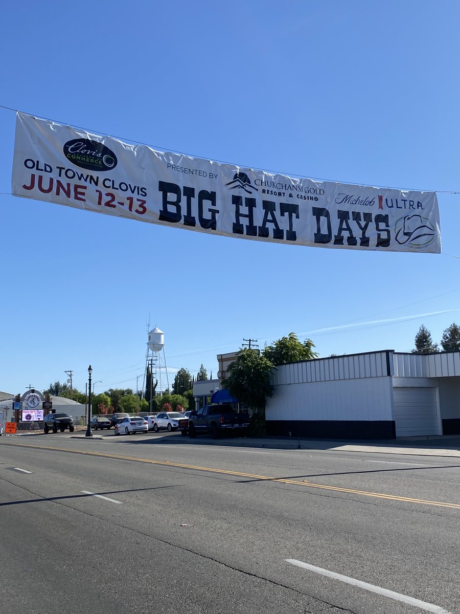 We are thrilled to welcome visitors and vendors to Old Town Clovis this weekend for the return of Big Hat Days.

Come experience the 83rd annual Big Hat Days celebration taking place this Saturday and Sunday, June 12-13, from 8am - 5pm.