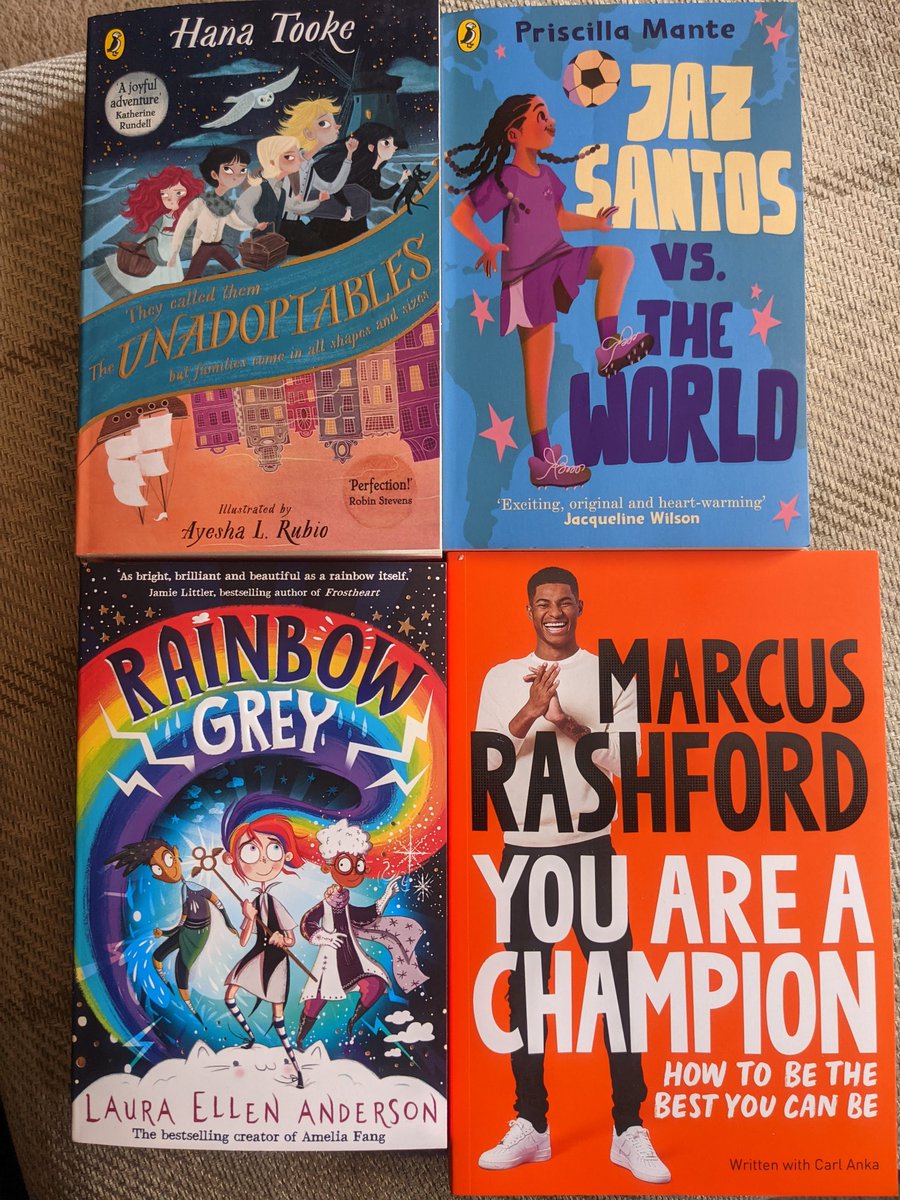 sarahpbroadley's tweet photo. Just the one to pick up, I said to myself @PortyBooks... #ILiveInATBRTower #BookGroupChoice #Research #PressieForYoungest #SoManyExcuses @MarcusRashford @Lillustrator @hannekewrites @priscilla_mante #MG https://t.co/BkBTvDn0Ft