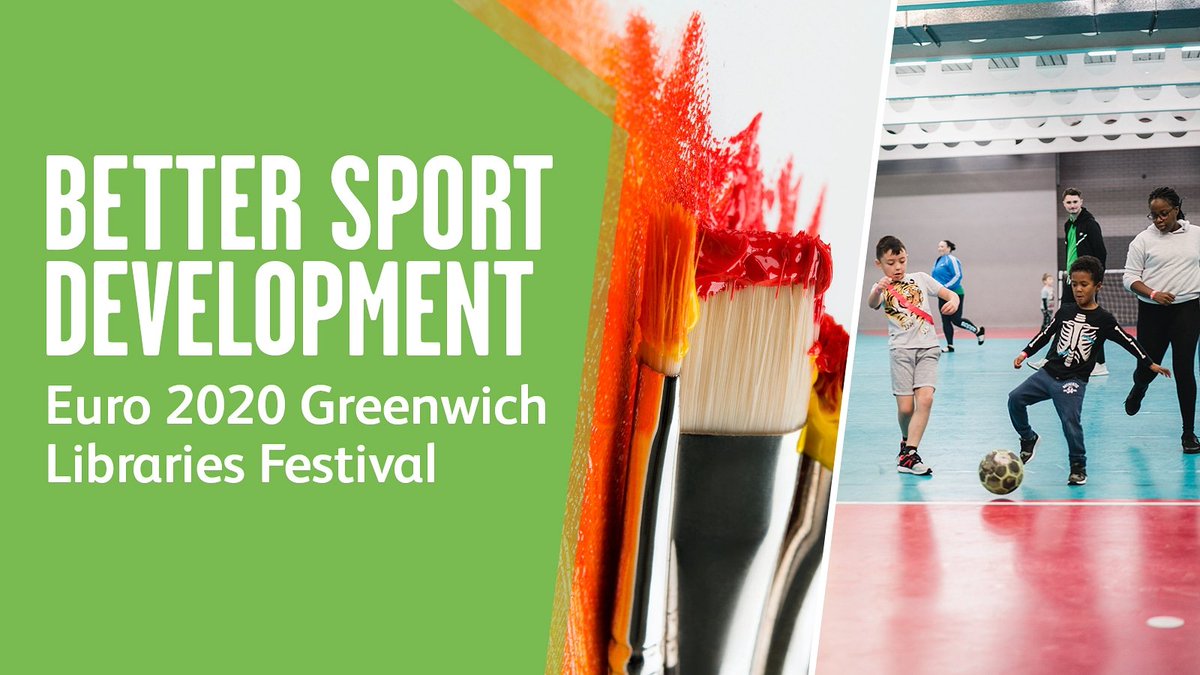 GLLSportsdevRBG (@gllsportsdevrbg) on Twitter photo Every week day during @EURO2020 <a href="/Better_UK/">Better</a> sport development in <a href="/Royal_Greenwich/">Royal Borough of Greenwich</a> will be at <a href="/greenwichlibs/">Royal Greenwich Libraries</a> until 11th July offering football inspired activities & arts and crafts visit our website for more information
better.org.uk/sports-develop… Every week day during @EURO2020 <a href="/Better_UK/">Better</a> sport development in <a href="/Royal_Greenwich/">Royal Borough of Greenwich</a> will be at <a href="/greenwichlibs/">Royal Greenwich Libraries</a> until 11th July offering football inspired activities & arts and crafts visit our website for more information
better.org.uk/sports-develop…