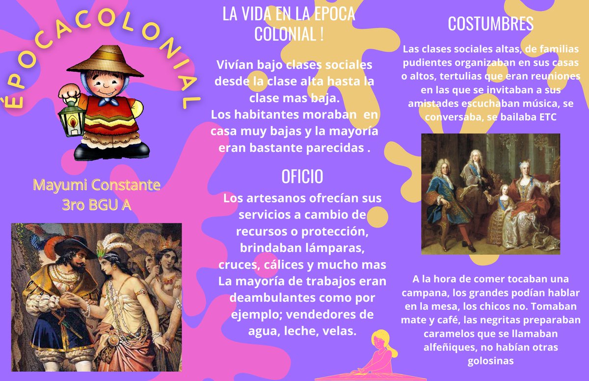 pesquisa_la's tweet photo. Los niños y jóvenes tenían mejores formas de divertirse y entretenerse en la #EpocaColonial?😧
Hoy te presento unos datos muy interesantes acerca de esta época, reinaban las clases sociales, crees que en la actualidad aún existen clases sociales ?😮🤔 https://t.co/rdW9IKHLKx