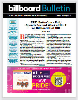 synctone2's tweet photo. You Need to See This is How Sync Tone's "Thank God It's FriYAY!" NFT Song Ad is Making History #NFT in Billboard Magazine's #PRIDE special issue. 1st #NFT in magazine, on #opensea #blockchain @MetaKovan @justinsuntron @opensea @hamish_OpenSea https://t.co/8P0sHOgMG1
