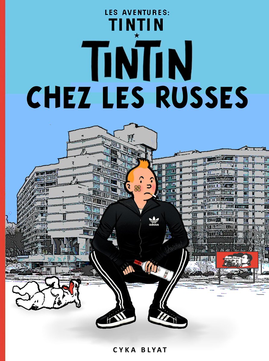 ChrisO_wiki on Twitter "Tintin au pays des gopniks"