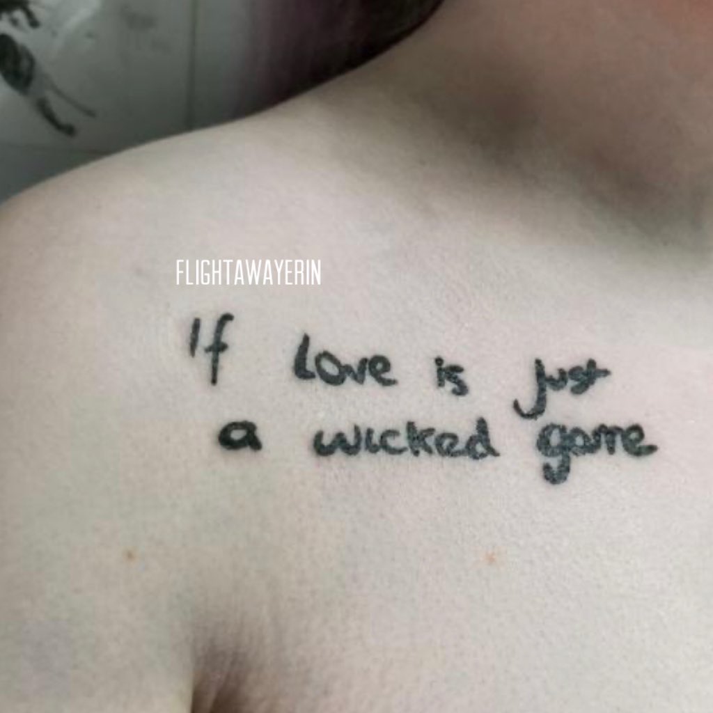 23s4rgebon16's tweet photo. “if love is just a wicked game” in love with my new tattoo written for me by @NewHopeGeorge 💜💜

@NewHopeClub @NewHopeBlake @NewHopeReece @OrchieNatasha @SoullaCostanda @LyndseyBib @JoeManager @benjamineverest https://t.co/IIICdHMqmq