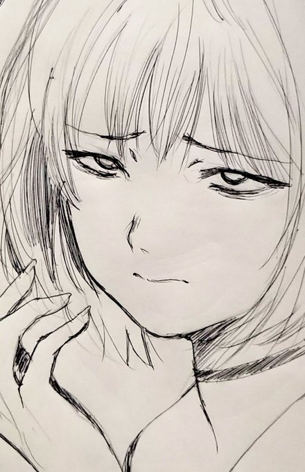 三白眼はまんがチックかつ幼さを残した方が可愛いという気付きがあった。
おねえさん三白眼だと、ちょっとこわめにするといいのかもしれない。
(以下は方向性のサンプル) 