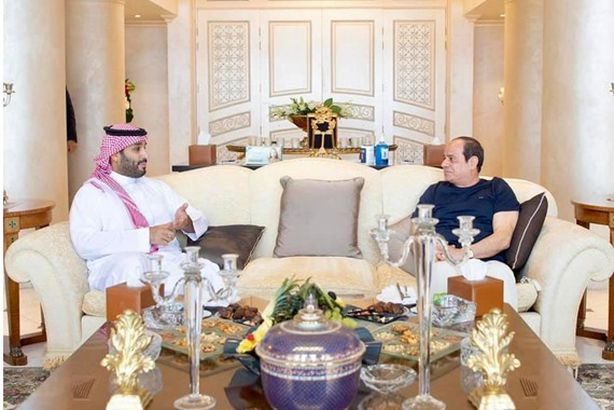 السيسي يلتقي الأمير محمد بن سلمان في شرم الشيخ