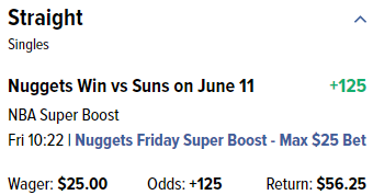 HedgePerfect's tweet image. 🚨🚨#hedgebull alert🚨🚨 #WilliamHill with their daily Super Boosts, this time for @nuggets vs @Suns game.  Should be a depressing game but win a little money on it. #hedgeperfect #PointsBet