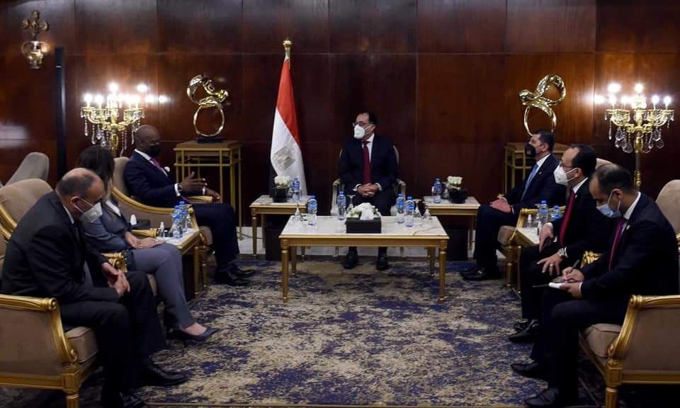 MeneWamkele's tweet photo. Today I met with the Prime Minister of the Arab Republic of Egypt for the opening ceremony of the Investment Promotion Agencies (IPAs) Africa Forum in Shark El Sheikh. Egypt is hosting the 1st edition on June 11-14, under the slogan “Integration for Development”. https://t.co/ucw2T4C00i