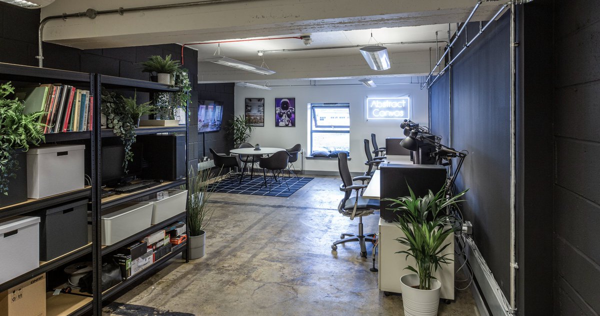 _AbstractCanvas's tweet image. Our new studio is complete. Happy to be settled in. Room for growth and meetings now #newoffice #Growth