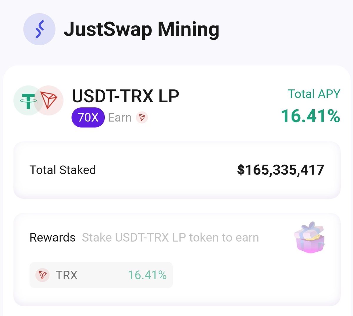 farazferoz's tweet photo. @justinsuntron Why m getting only 16.41%? https://t.co/NLUcScJ5wJ