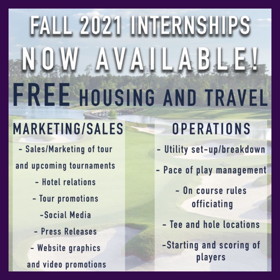 Hurricane Junior Golf Tour is looking to staff their Fall 2021 internship program! They have just opened applications for the many internships they offer across the country! 
Click the link below for more details!
bit.ly/3x6TMlW

#Centennial #TeamKINE #TSUkine