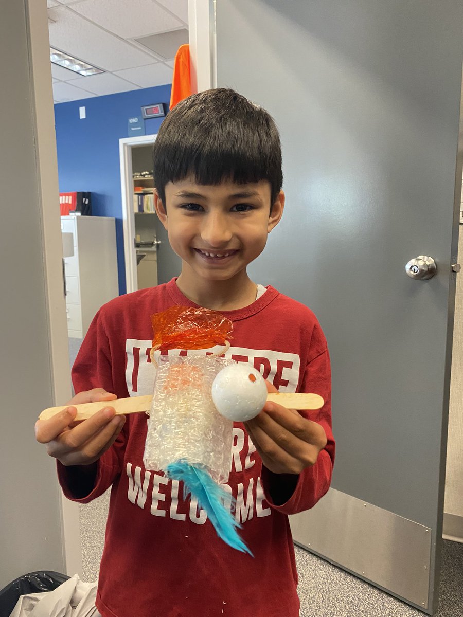 Jaideep was excited to share his “tickle machine” today. “If you feel a tickle when you’re asleep, you don’t have to be scared. It is a nice friendly tickle.” #abbyschools <a href="/MeaganS21637676/">Meagan Smith</a>