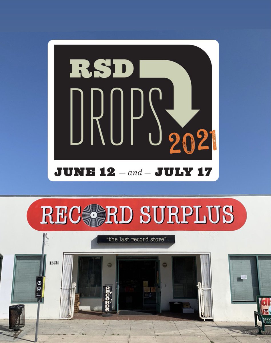 Record_Surplus's tweet photo. Tomorrow Sat. 6/12 come celebrate #RecordStoreDay at Record Surplus! You’ll find loads of exclusive #RSD2021 releases. See the list of RSD records and get event info click here: https://t.co/rdulOeLPeM
.
#recordstoreday2021 #RSDdrops #RSD21 #recordsurplus #losangelesrecordstores https://t.co/z241m3o6dx