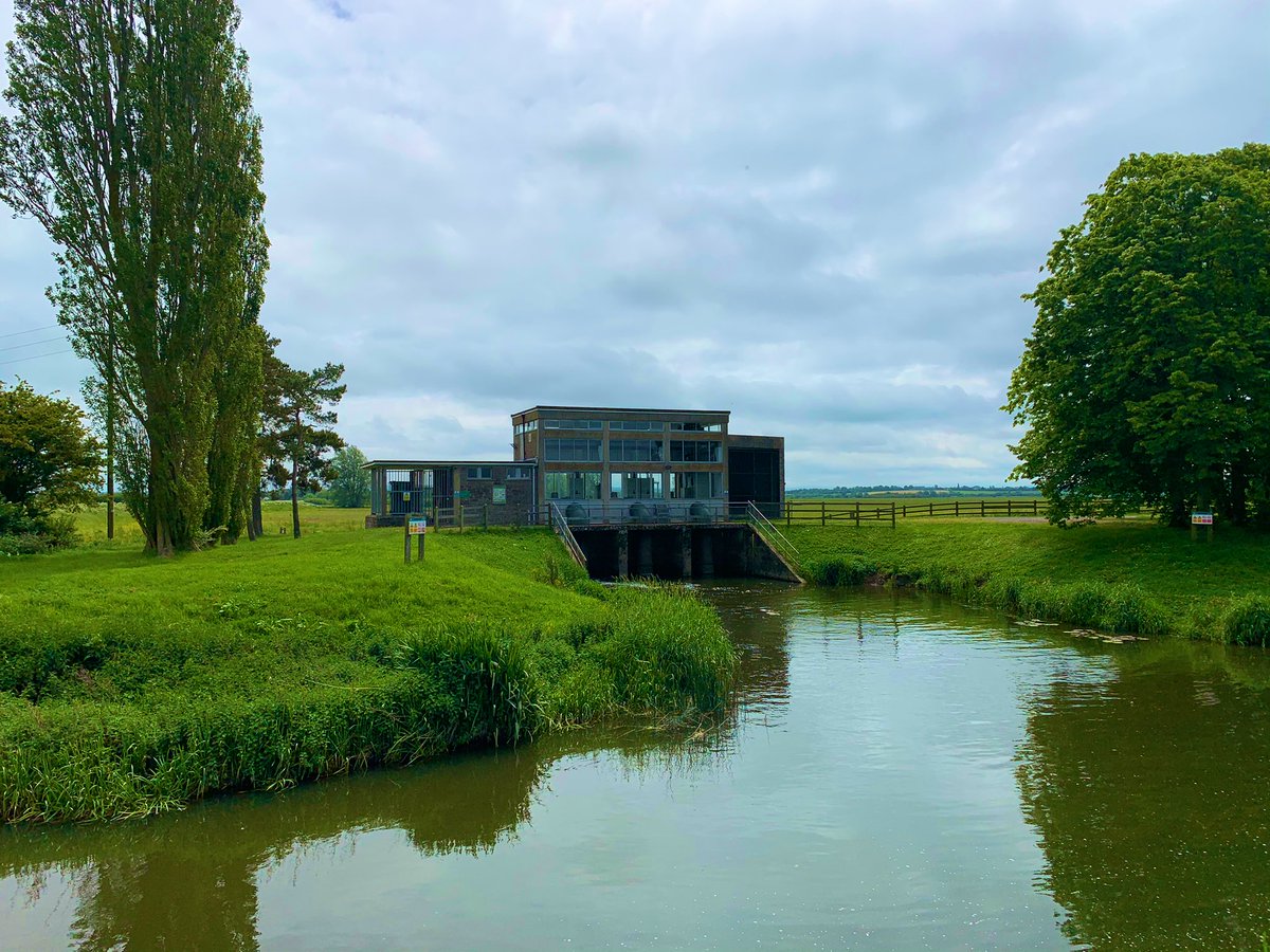 FieldOpsEA's tweet photo. Great to get out with the #Parrett team this week, here at #Midelney pumping station to underage some asset checks #Somerset #Thorney https://t.co/S49SzHpWxw