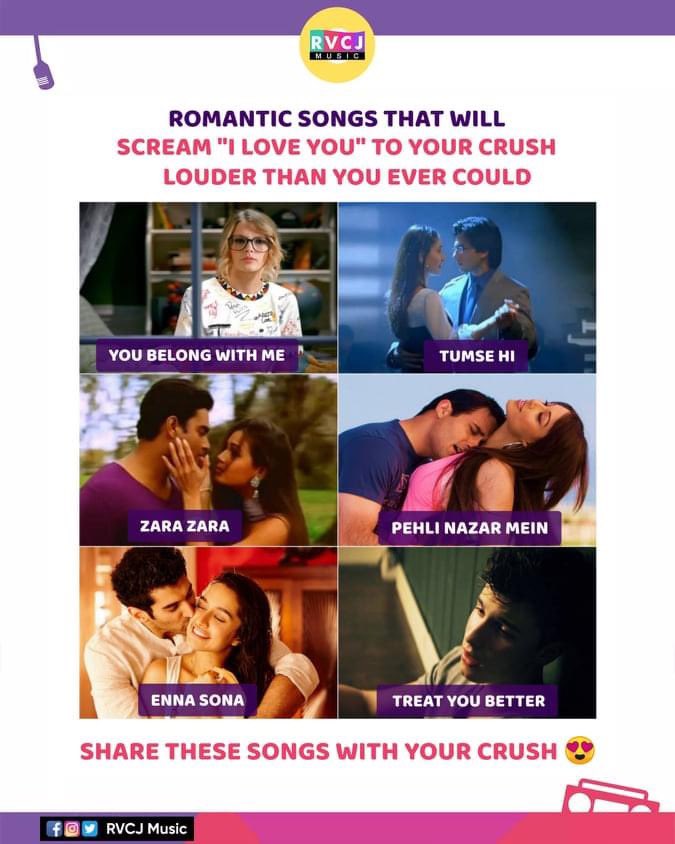 Romantic songs 🎶♥️
#youbelongwithme #tumsehi #zarazara #pehlinazarmein #ennasona #treatyoubetter #romanticsongs #song #songs #englishsongs #bollywoodsongs #rvcjmovies
