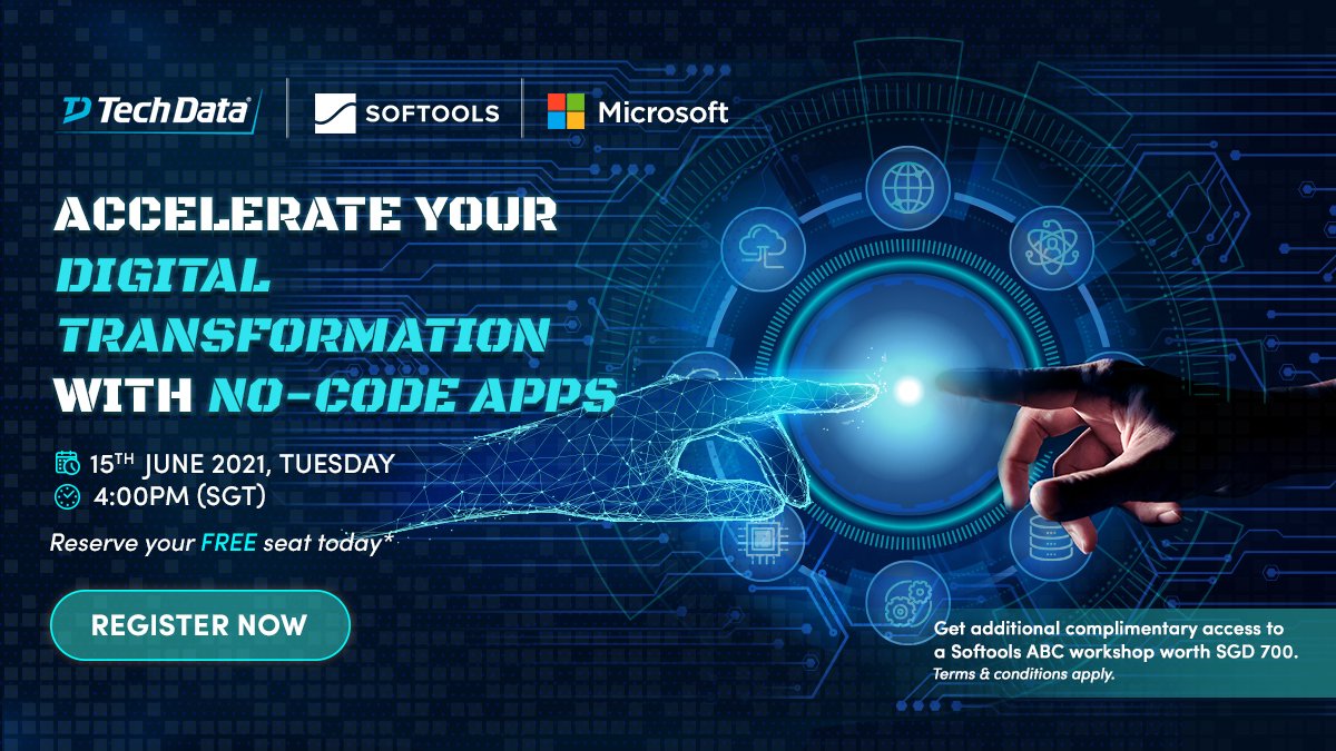 softools's tweet image. TWITTER! Next Tuesday our very own Andy Bruce will be hosted by Tech Data &amp;amp; Microsoft to talk about how businesses can start or improve digital transformation, bringing new technology against current challenges, faster and more economically than ever! LINK lnkd.in/e_avkGi