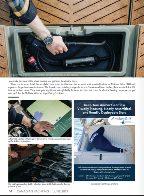 From our June issue of Canadian Yachting! 
Andy Adams reviews the new <a href="/XShoreSweden/">X Shore | 100% Electric Boats</a> Eelex 8000. 😎

Full digital article found here: bit.ly/2RBfH5K