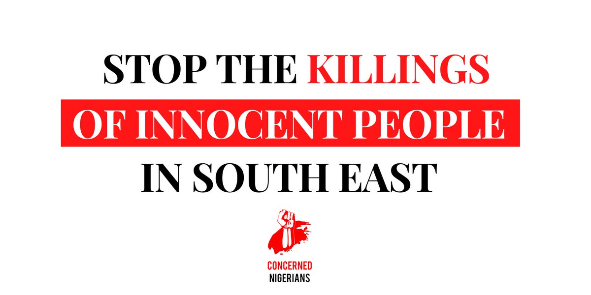 ConcernedNIG's tweet photo. We call on the government of Major General Muhammadu Buhari to stop the killings of Igbos in the South Eastern Nigeria by security forces.  #WeAreTired #June12thProtest #Keepiton https://t.co/oWPYSoBPv6