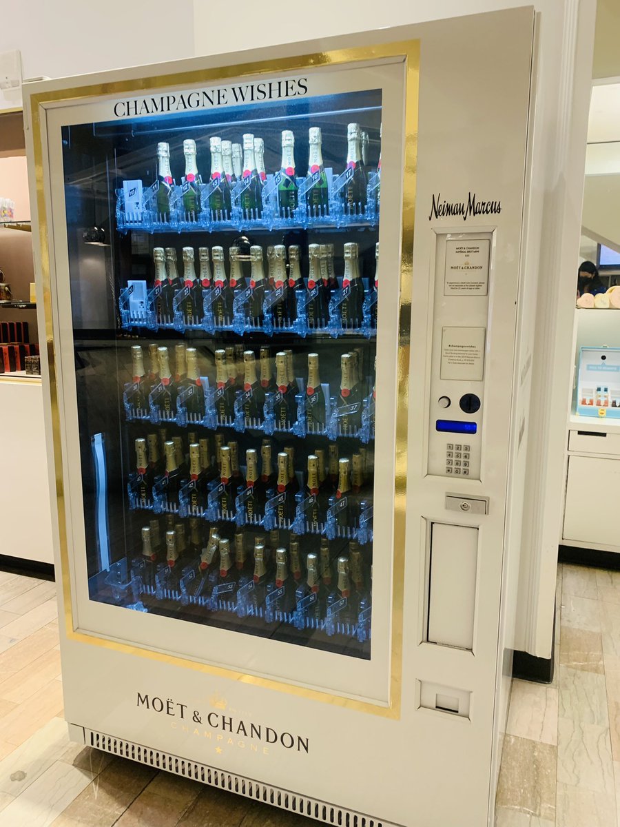 Champagne Vending Machine - Moet & Chandon Dispenser