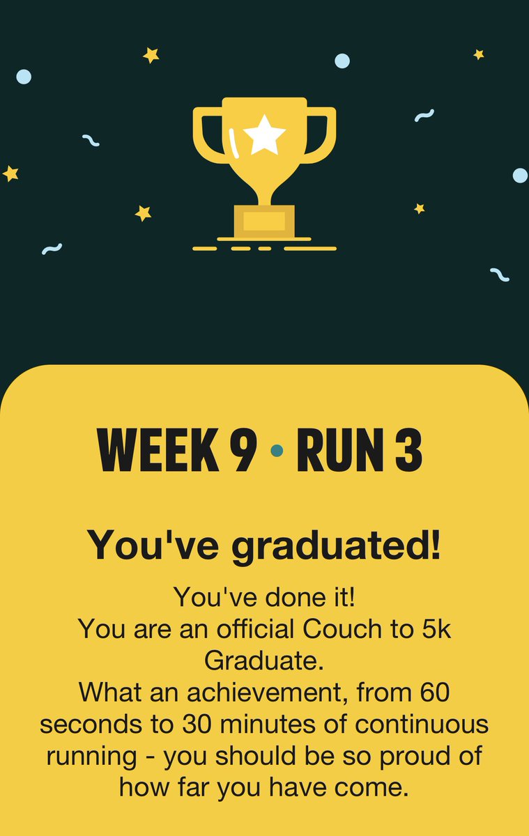 vchadder's tweet photo. I'm officially a runner. @couch_5k https://t.co/d8EZ05uyO6