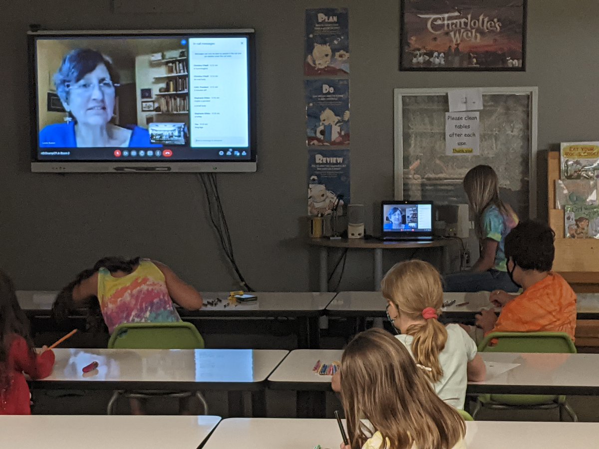 Gr 3 Ss <a href="/GainfieldSchool/">Gainfield School</a> had so much fun learning from the amazing @DeborahFreedman and @LeslieBulion during today's <a href="/NerdcampCT/">NerdCampCT</a> <a href="/technojohnson/">Barbara Johnson</a>