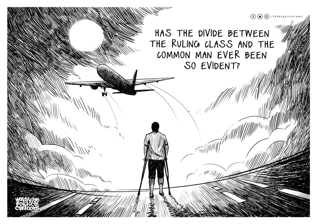 Of the multiple people injured on the recent terrorist attack in Male', only one man had the privilege of state of the art medical care, while the others ended up begging for alms.