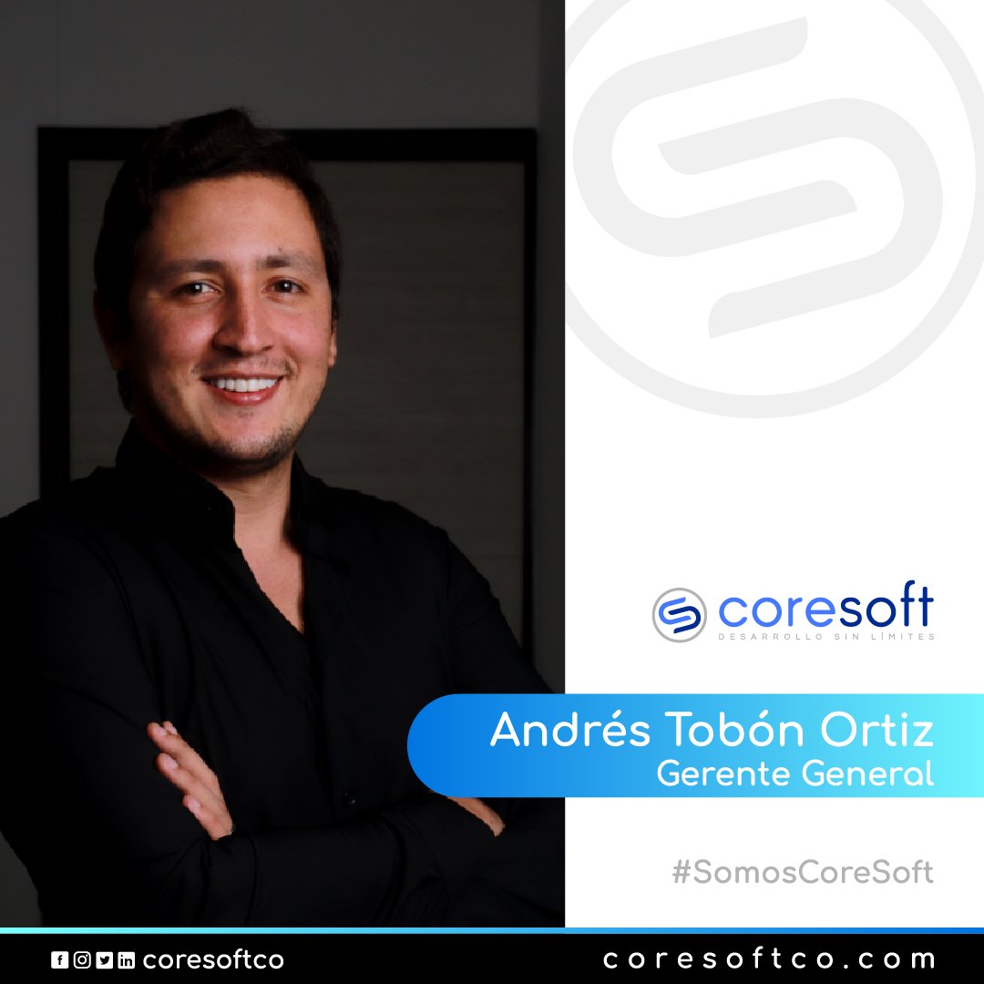 coresofco's tweet photo. Conoce a los colaboradores que conforman nuestro #equipo de #trabajo:
Andrés Tobón.
Gerente General.
#coresoft #CEO #gerente #empleo #empresas #finanzas #consultoria #marketing https://t.co/Sa5JHp2F11
