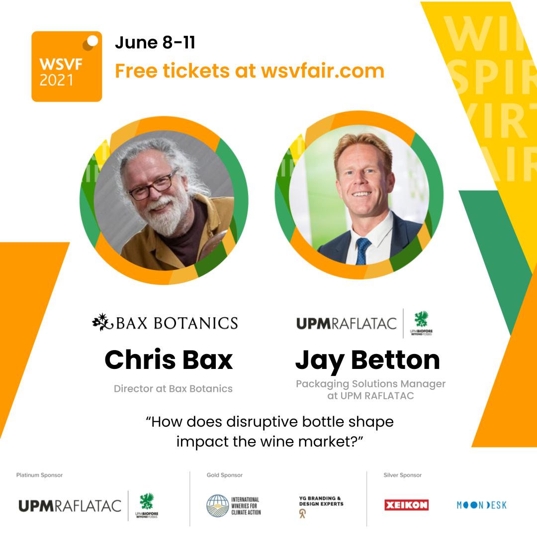 WSVF4's tweet photo. #Webinar June 11th "Innovation, trends and future"
►05:05pm GTM+0 "Why is the alcohol-free category thriving?" by Chris Bax (Bax Botanics) &amp; Jay Betton (UPM Raflatac).
►#LIVE at https://t.co/wnmv5Frd0o #DriveTheChange https://t.co/R9TBCkKHl1