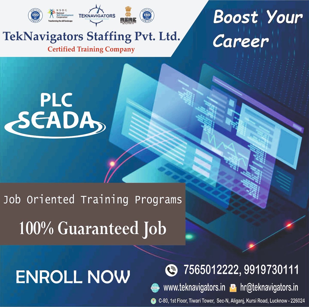 TeknavigatorsL's tweet image. #TekNavigatorsTrainingLucknow
#PLCSCADAAutomation
#IndustrialTrainingPrograms
#PlacementPreparation