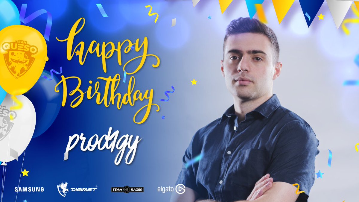 TeamQuesoGGen's tweet photo. Happy Birthday to the Head Coach of #TQLoL @prod1gyLoL!!! 🥳🎉🎊 https://t.co/aWcFHlDvWt