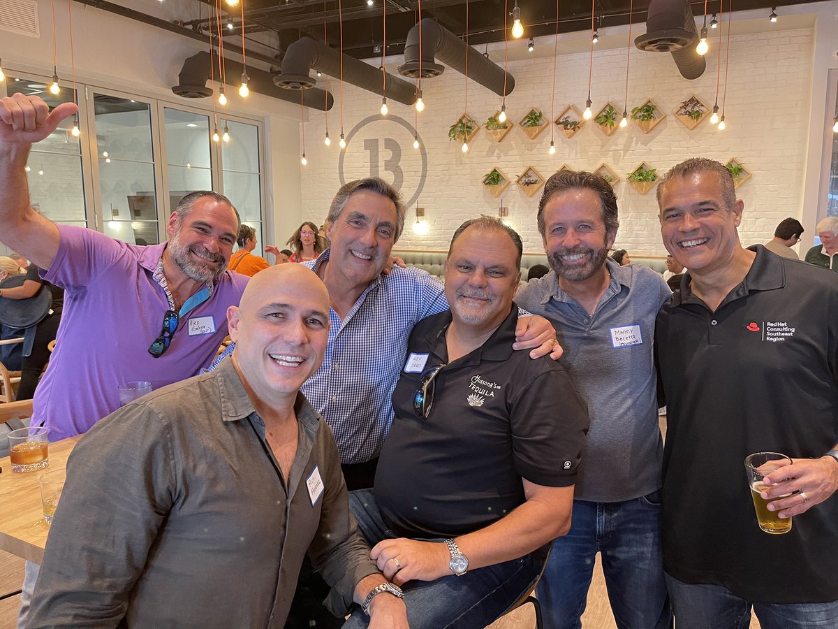 FIUSigEpAlumni's tweet photo. Thank you FIU SigEp alumni for attending our happy hour last night. It’s Great To Be A SigEp! #ΣΦΕ #SigEp https://t.co/P9ItDPRByX