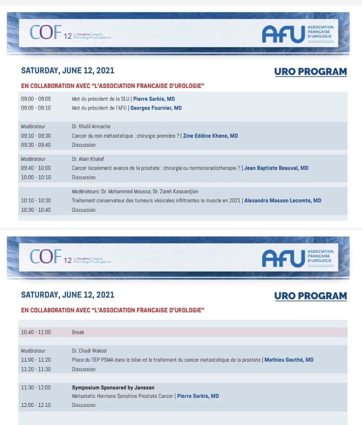 #uroleb <a href="/AFUrologie/">Association Française d'Urologie - AFU</a> #june #urology
