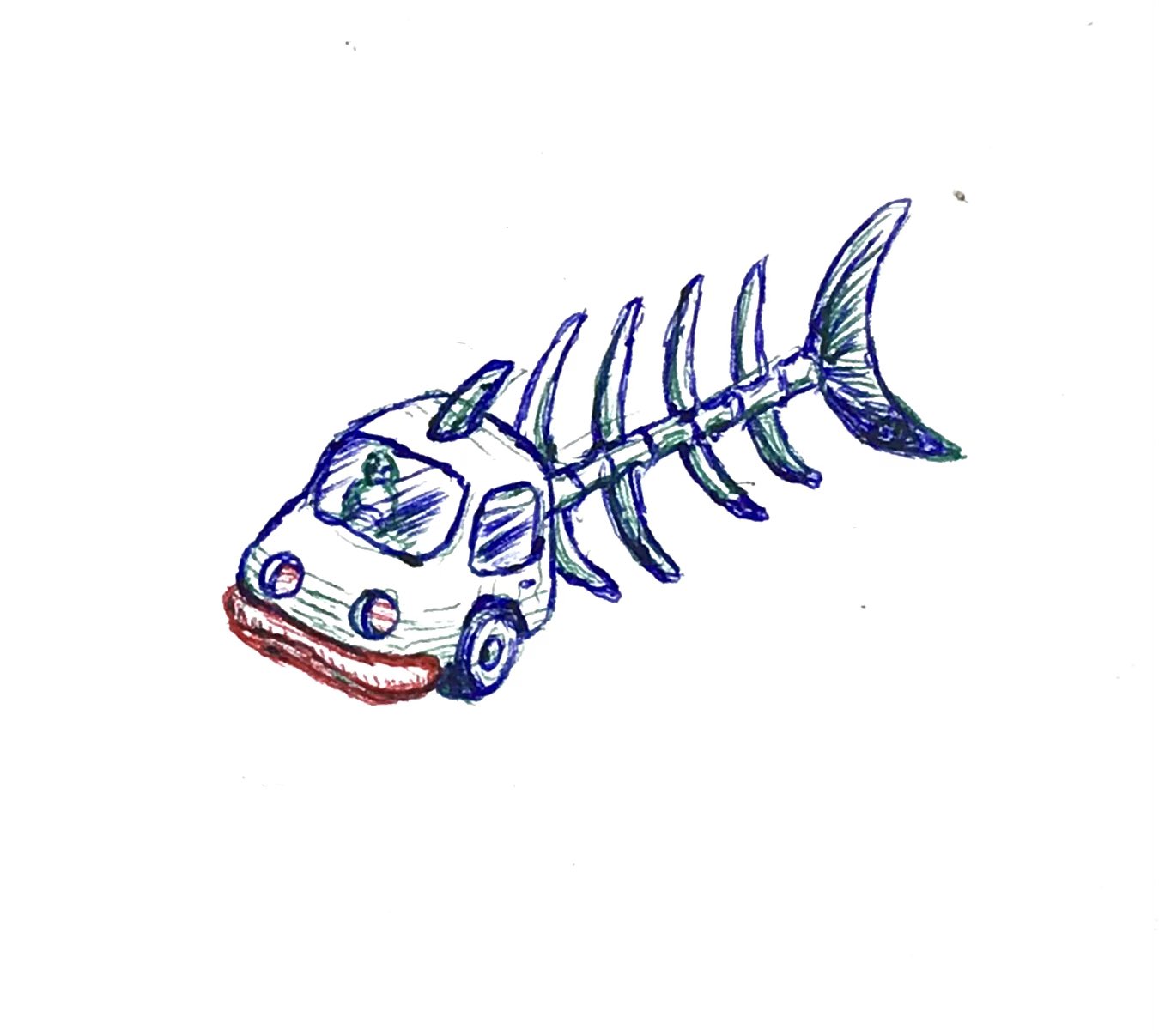 تويتر きっこう على تويتر 1日1絵 Diary イラスト 魚骨 T Co Gfd6ctbrlf