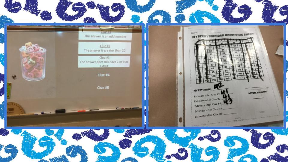 Estimation Mysteries are so much fun!! <a href="/FlemRarSchools/">FlemRarSchools</a> <a href="/CopperHillES/">Copper Hill</a>