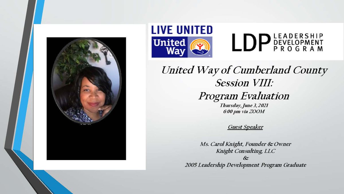 UWCumberlandCty's tweet photo. We are so proud when Leadership Development Program graduates come back to lead classes for us!! Carol Knight, founder and owner of Knight Consulting, was in the graduating class of 2005. #LiveUnited #InItTogether #HelpingOthersGrow https://t.co/rzzv9MNs3l