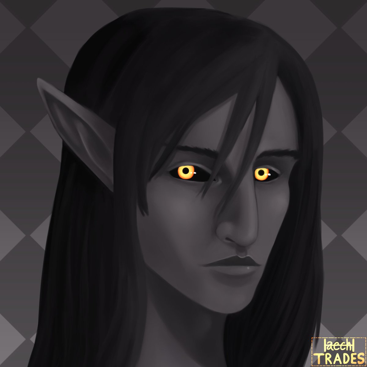 aechtrades's tweet photo. request fulfillment from may! #dnd #dungeonsanddragons #portraitart https://t.co/CNcE9bZ8o1