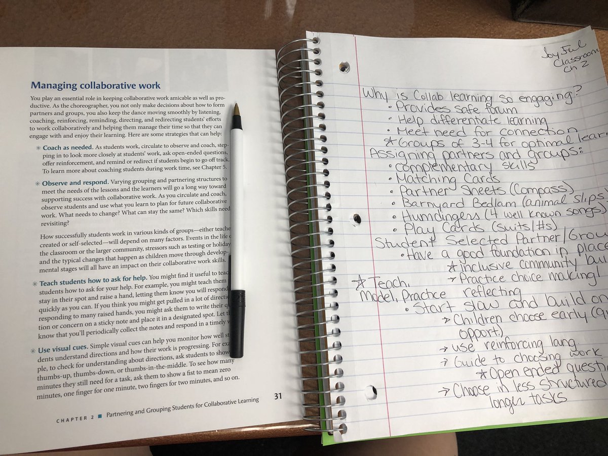 So important to be a life long learner! Brushing up on some <a href="/responsiveclass/">Responsive Classroom</a> teaching techniques! Thanks for the book recommendations @LaitilaGrade3 📚 #LifeLongLearner #RidgeESRocks #OnceACard