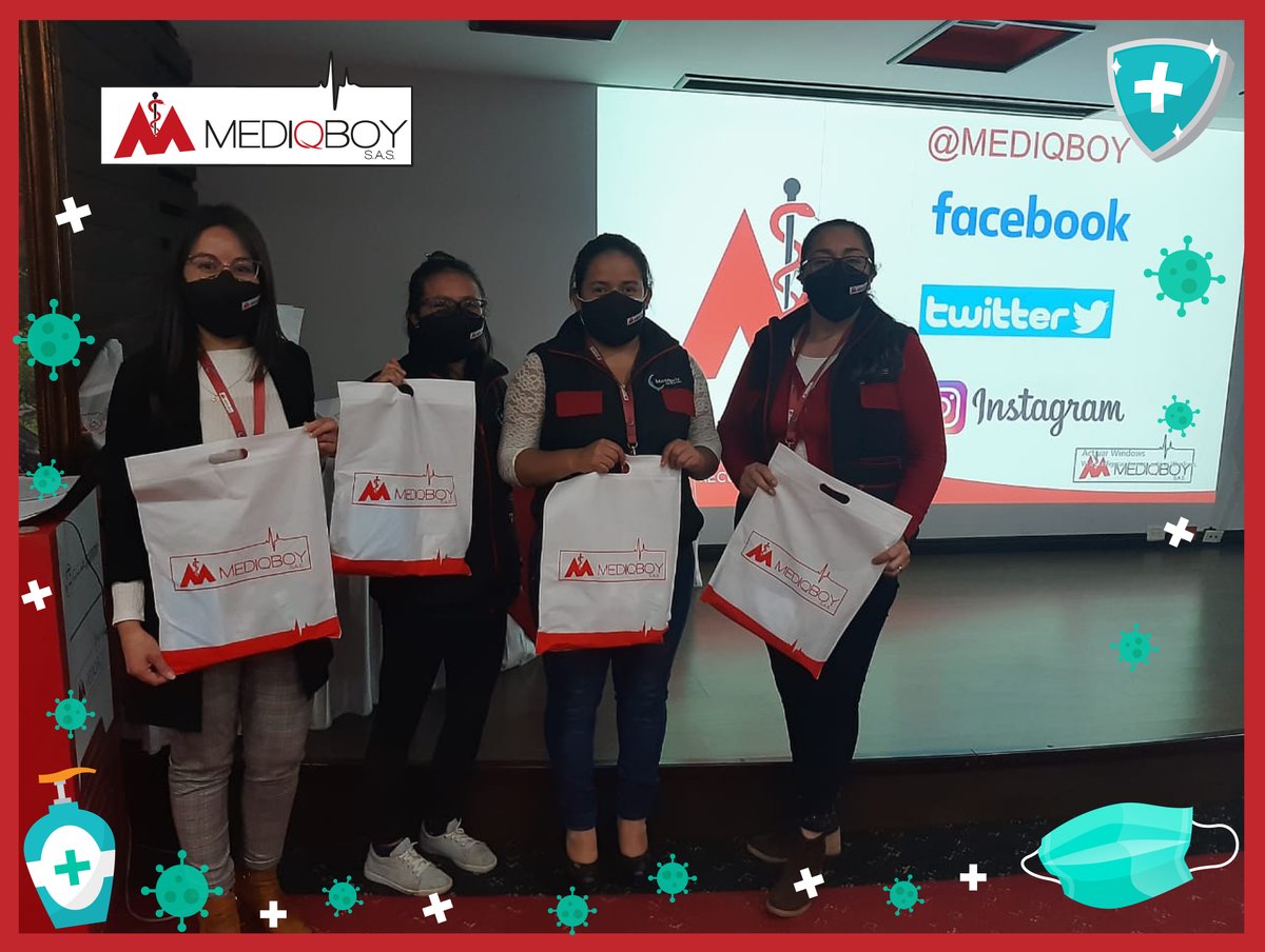 mediqboy's tweet photo. 👉Company Mediqboy comprometido con la seguridad y salud en el trabajo, hace entrega de kits de bioseguridad a cada uno de sus trabajadores.🛡😷
#mediqboy #SaludYMásVida #bioseguridadcovid19 #BioSeguridadEnElTrabajo #todosnoscuidamos #CuidateYCuidaALosDemas #cuidateconmigo https://t.co/uWIMxDULrb