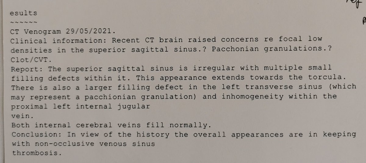 Doctor_IMF's tweet photo. 🤔 I wasn't admitted, no one knew what to do with me last March &amp; I finally got diagnosed with cerebral venous thrombosis on day 460 by pure chance, no thanks to @vaughangething @WelshGovernment @Eluned_Morgan who see fit to ignore @NICEComms NG188:8.1 https://t.co/qiHQNyuOx3 https://t.co/KIN6GEAztg