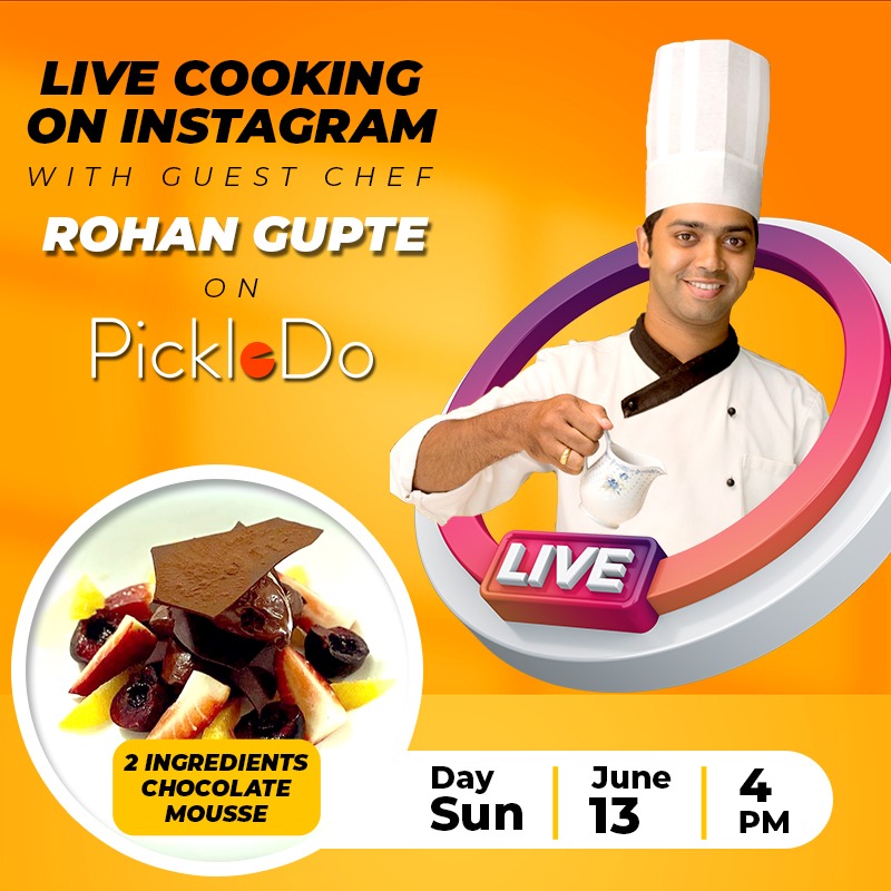 PickleDo1's tweet photo. Join us for our third @instagram live cooking session collaborating with a very special guest on 13th June, Sunday @ 4.00pm. Follow us to get more updates on the event.

#PickleDo
#PickleDoIt
#PickleDoItRightForYou
#PickleDoPeStartKar
#BringTheChefInYou
#FoodBusiness
#Chef
#Food https://t.co/hDgRKenXbi