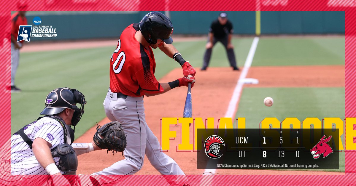 Tampa Baseball (@utampabaseball) on Twitter photo FINAL: UT def. Central Missouri, 8-1. Teams to play at 7 pm with winner advancing to Saturday championship game. #TampaBaseball ⚾ #StandAsOne ⚔️🛡️ FINAL: UT def. Central Missouri, 8-1. Teams to play at 7 pm with winner advancing to Saturday championship game. #TampaBaseball ⚾ #StandAsOne ⚔️🛡️